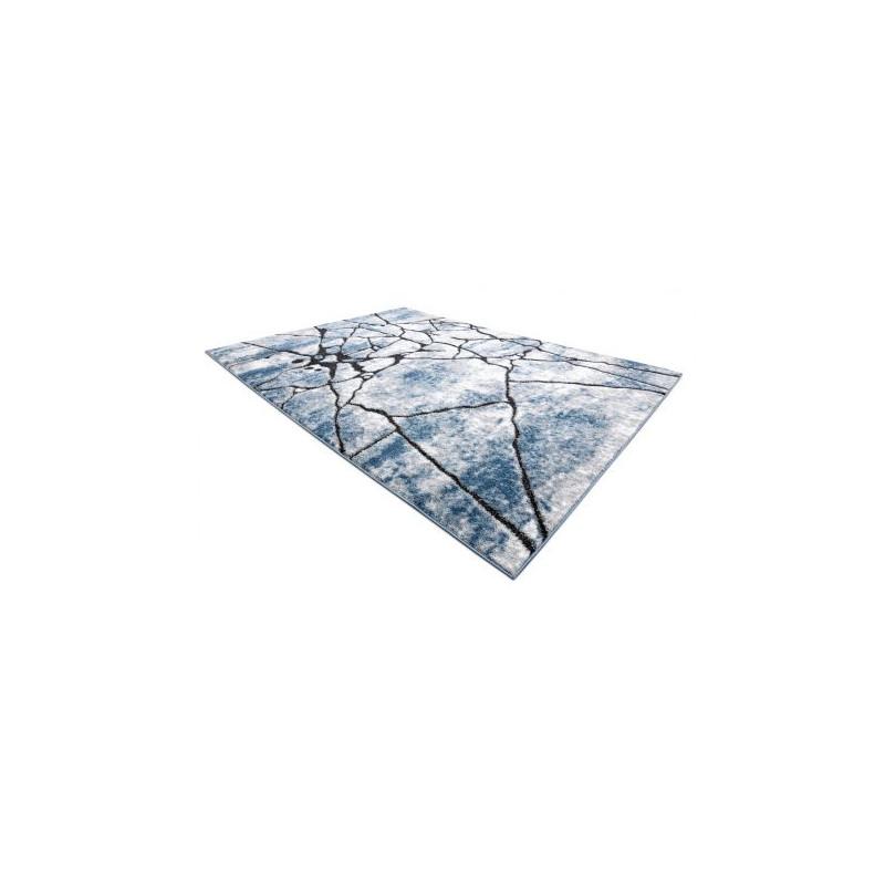 Dywan nowoczesny COZY 8873 Cracks Popękany beton - Strukturalny, dwa poziomy runa niebieski 80x150cm Dywan nowoczesny COZY 8873 Cracks Popękany beton - Strukturalny, dwa poziomy runa niebieski 80x150cm