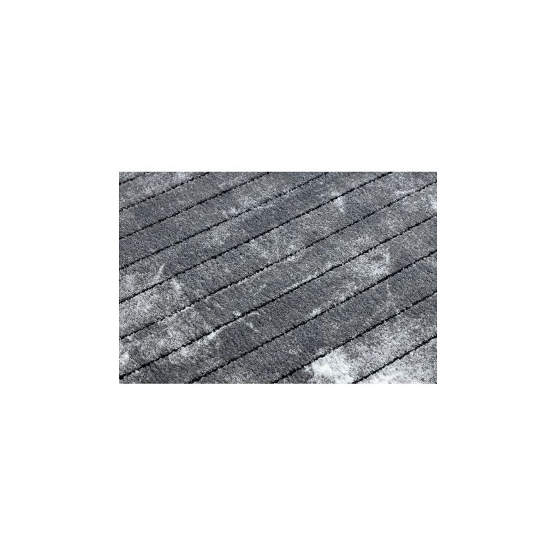 Dywan nowoczesny COZY 8654 Raft, Linie - Strukturalny, dwa poziomy runa szary 80x150cm