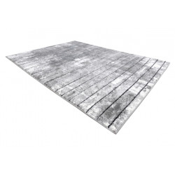 Dywan nowoczesny COZY 8654 Raft, Linie - Strukturalny, dwa poziomy runa szary 280x370cm