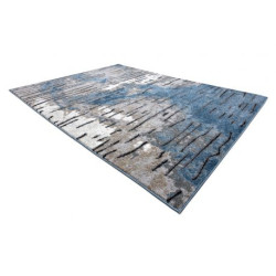 Dywan nowoczesny COZY 8876 Rio - Strukturalny, dwa poziomy runa niebieski 80x150cm