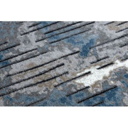 Dywan nowoczesny COZY 8876 Rio - Strukturalny, dwa poziomy runa niebieski 160x220cm