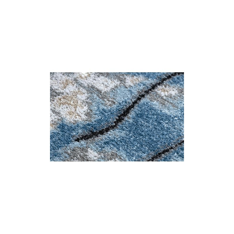 Dywan nowoczesny COZY 8876 Rio - Strukturalny, dwa poziomy runa niebieski 160x220cm