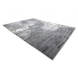 Dywan nowoczesny COZY 8876 Rio - Strukturalny, dwa poziomy runa szary 80x150cm