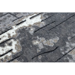 Dywan nowoczesny COZY 8876 Rio - Strukturalny, dwa poziomy runa szary 120x170cm