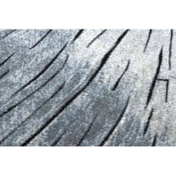 Dywan nowoczesny COZY 8874 Timber, Drzewo, drewno - Strukturalny, dwa poziomy runa szary / niebieski 280x370cm