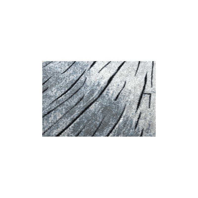 Dywan nowoczesny COZY 8874 Timber, Drzewo, drewno - Strukturalny, dwa poziomy runa szary / niebieski 280x370cm