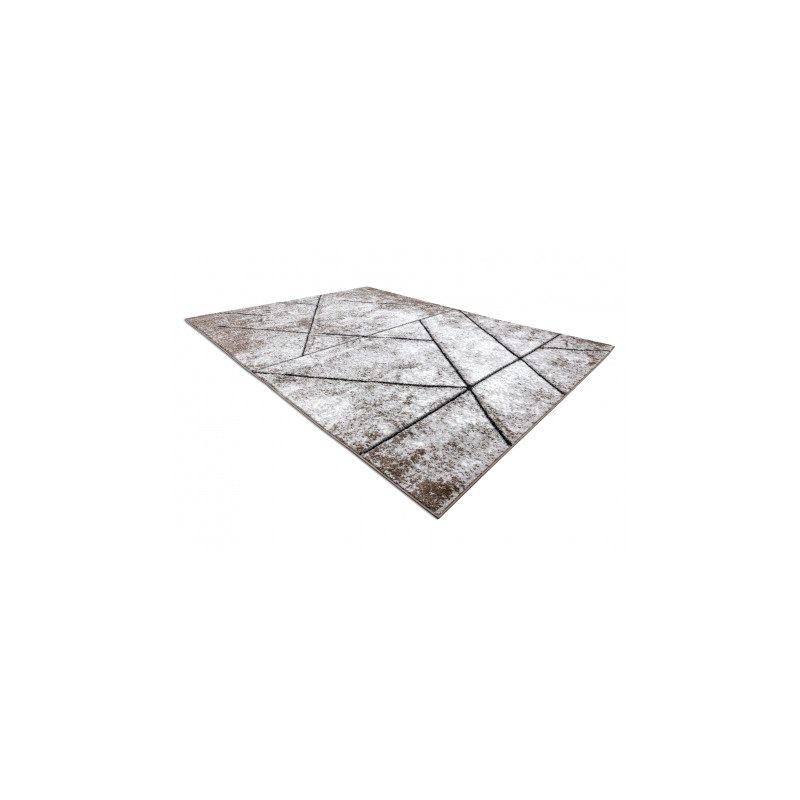 Dywan nowoczesny COZY 8872 Wall, geometryczny, trójkąty - Strukturalny, dwa poziomy runa brązowy 120x170cm Dywan nowoczesny COZY 8872 Wall, geometryczny, trójkąty - Strukturalny, dwa poziomy runa brązowy 120x170cm