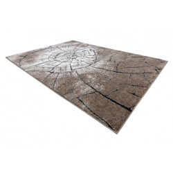 Dywan nowoczesny COZY 8875 Wood, pień - Strukturalny, dwa poziomy runa brązowy 80x150cm