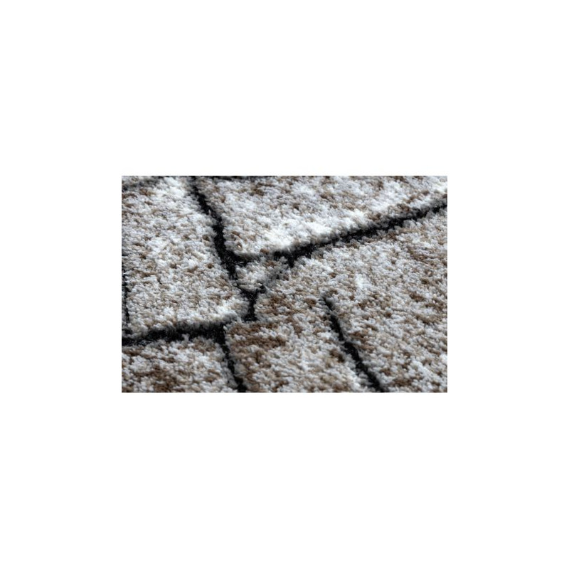 Dywan nowoczesny COZY 8875 Wood, pień - Strukturalny, dwa poziomy runa brązowy 80x150cm