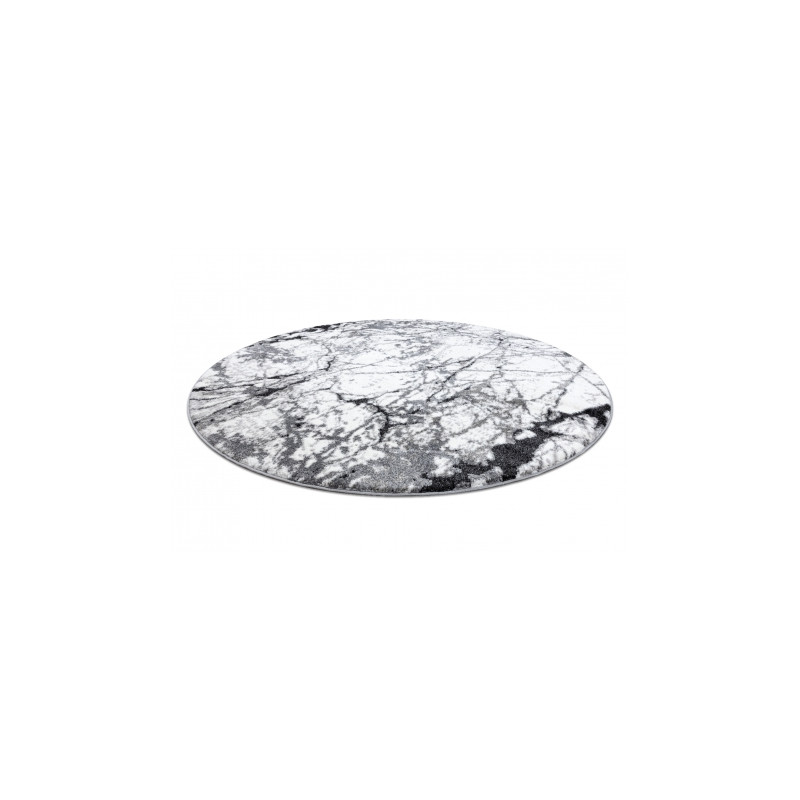 Dywan nowoczesny COZY 8871 Koło, Marble, Marmur - Strukturalny, dwa poziomy runa szary koło 100cm Dywan nowoczesny COZY 8871 Koło, Marble, Marmur - Strukturalny, dwa poziomy runa szary koło 100cm