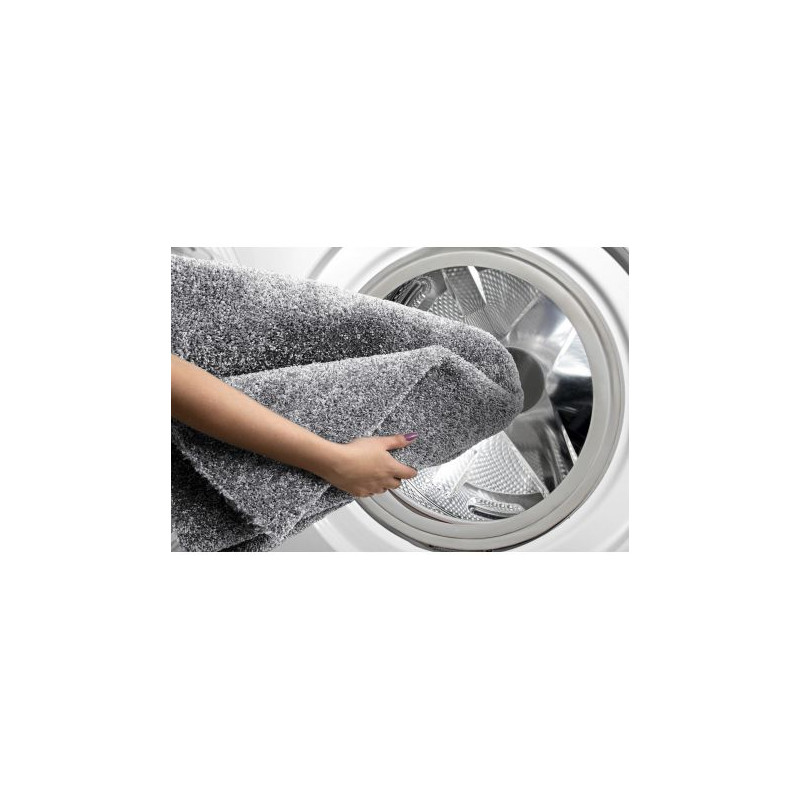 Nowoczesny dywan do prania ILDO 71181060 srebrny 60x115cm Nowoczesny dywan do prania ILDO 71181060 srebrny 60x115cm