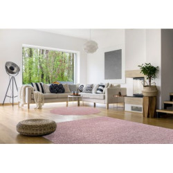 Nowoczesny dywan do prania ILDO 71181020 róż 80x150cm Nowoczesny dywan do prania ILDO 71181020 róż 80x150cm