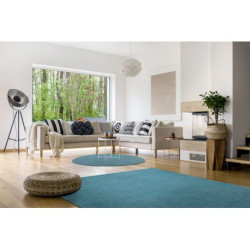 Nowoczesny dywan do prania LATIO 71351099 turkusowy 67x200cm Nowoczesny dywan do prania LATIO 71351099 turkusowy 67x200cm