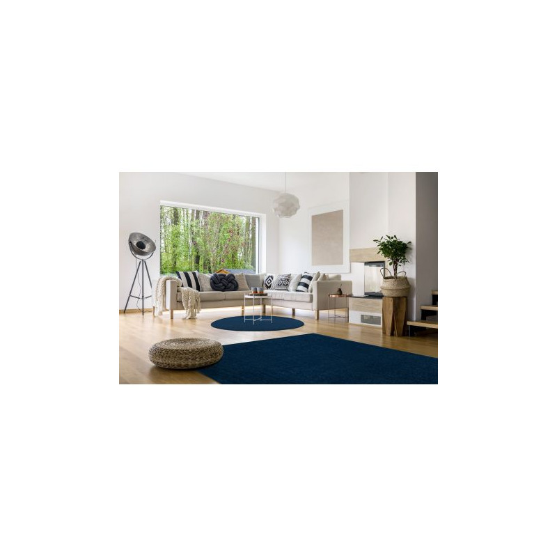 Nowoczesny dywan do prania LATIO 71351090 granatowy 80x150cm