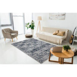 Dywan HEOS 78586 krem / niebieski PATCHWORK, PŁYTKI LIZBOŃSKIE 190x270cm
