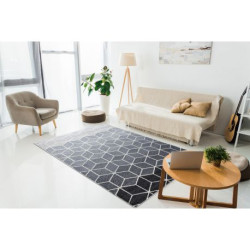 Dywan HEOS 78590 krem / srebrny / antracyt CUBE, KOSTKA 160x220cm Dywan HEOS 78590 krem / srebrny / antracyt CUBE, KOSTKA 160x220cm