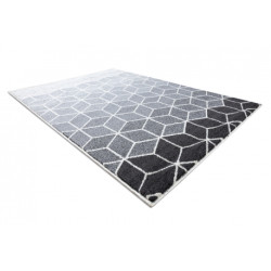 Dywan HEOS 78590 krem / srebrny / antracyt CUBE, KOSTKA 190x270cm