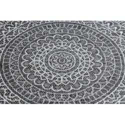 Dywan SZNURKOWY SIZAL LOFT 21207 Rozeta koło BOHO kość słoniowa/srebrny/szary koło 120cm Dywan SZNURKOWY SIZAL LOFT 21207 Rozeta koło BOHO kość słoniowa/srebrny/szary koło 120cm
