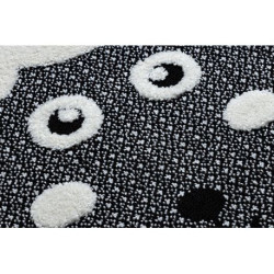 Dywan dziecięcy JOY Koło Sheep owca, dla dzieci - Strukturalny, dwa poziomy runa krem / czarny koło 160cm Dywan dziecięcy JOY Koło Sheep owca, dla dzieci - Strukturalny, dwa poziomy runa krem / czarny koło 160cm
