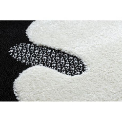 Dywan dziecięcy JOY Sheep owca, dla dzieci - Strukturalny, dwa poziomy runa krem / czarny 120x170cm Dywan dziecięcy JOY Sheep owca, dla dzieci - Strukturalny, dwa poziomy runa krem / czarny 120x170cm