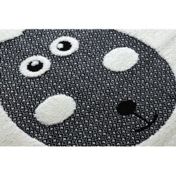 Dywan dziecięcy JOY Sheep owca, dla dzieci - Strukturalny, dwa poziomy runa krem / czarny 140x190cm Dywan dziecięcy JOY Sheep owca, dla dzieci - Strukturalny, dwa poziomy runa krem / czarny 140x190cm