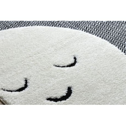 Dywan dziecięcy JOY Moon księżyc, dla dzieci - Strukturalny, dwa poziomy runa szary / krem 120x170cm Dywan dziecięcy JOY Moon księżyc, dla dzieci - Strukturalny, dwa poziomy runa szary / krem 120x170cm