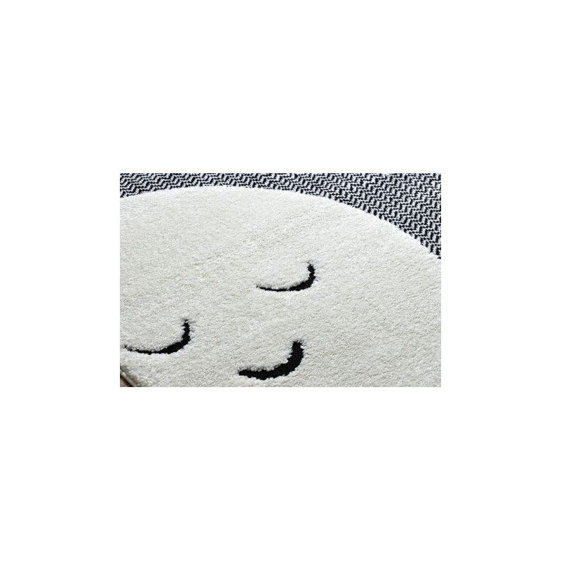 Dywan dziecięcy JOY Moon księżyc, dla dzieci - Strukturalny, dwa poziomy runa szary / krem 160x220cm Dywan dziecięcy JOY Moon księżyc, dla dzieci - Strukturalny, dwa poziomy runa szary / krem 160x220cm