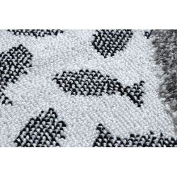Dywan dziecięcy JOY Walrus mors, dla dzieci - Strukturalny, dwa poziomy runa szary / krem 140x190cm Dywan dziecięcy JOY Walrus mors, dla dzieci - Strukturalny, dwa poziomy runa szary / krem 140x190cm