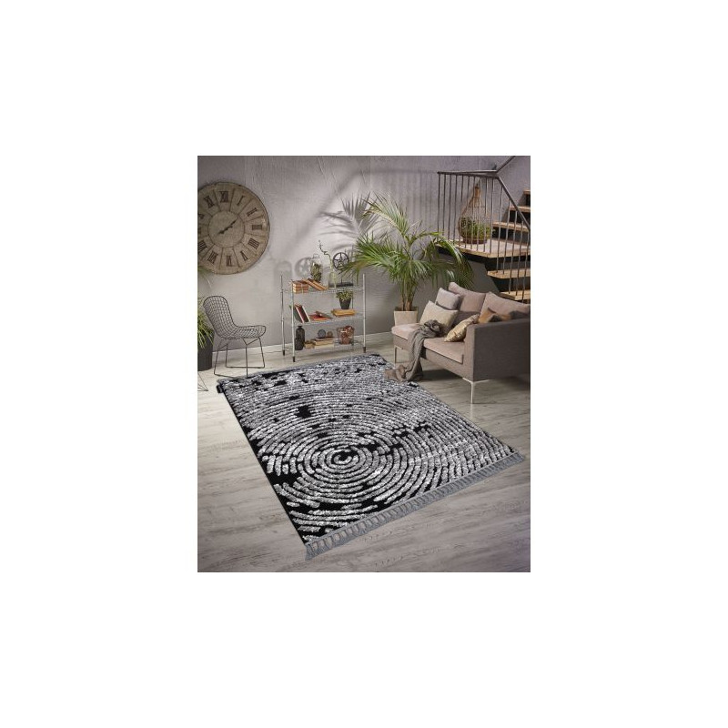 Dywan MAROC G8499 czarny / biały Frędzle berberyjski marokański shaggy 200x290cm Dywan MAROC G8499 czarny / biały Frędzle berberyjski marokański shaggy 200x290cm