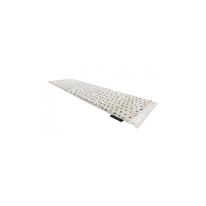 Dywan, Chodnik BERBER SYLA B752 kropki krem - do kuchni, przedpokoju, na korytarz 60x250cm
