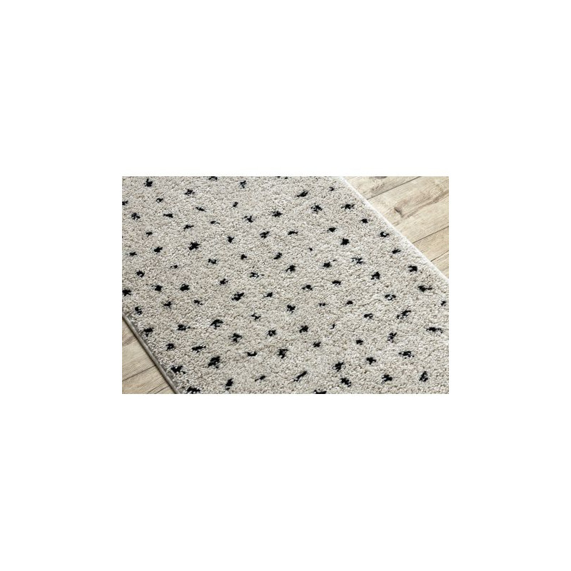 Dywan, Chodnik BERBER SYLA B752 kropki krem - do kuchni, przedpokoju, na korytarz 80x250cm