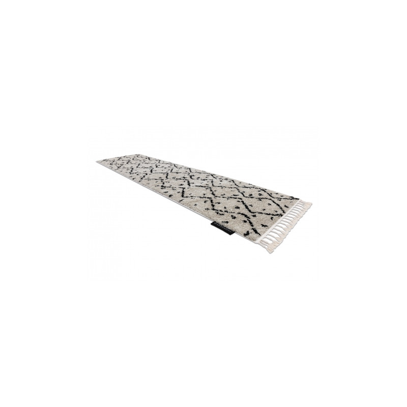 Dywan, Chodnik BERBER TETUAN B751 zygzak krem - do kuchni, przedpokoju, na korytarz 70x250cm