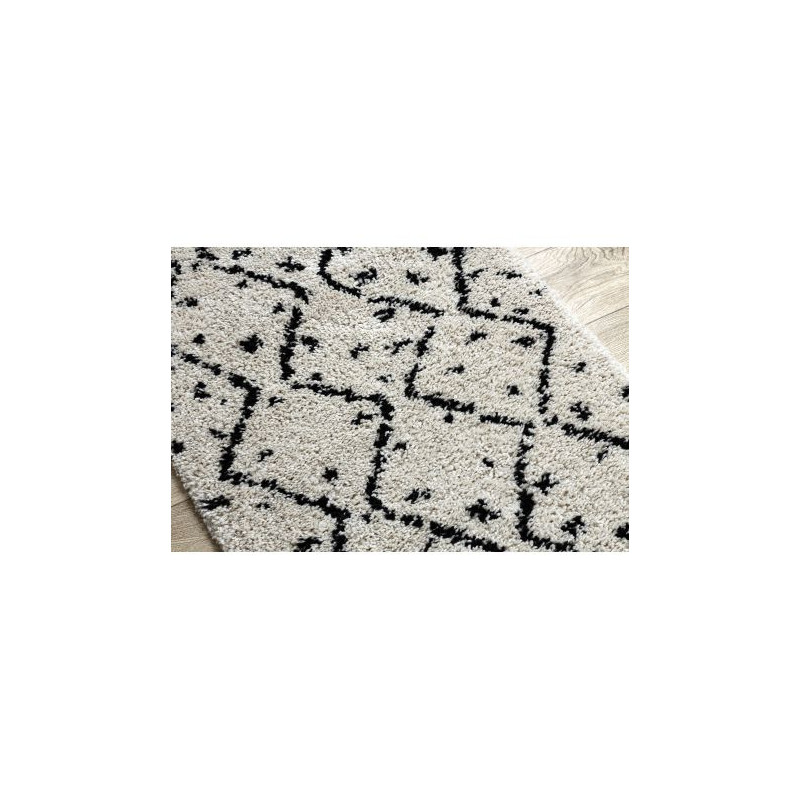 Dywan, Chodnik BERBER TETUAN B751 zygzak krem - do kuchni, przedpokoju, na korytarz 80x200cm