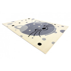 Dywan BCF FLASH Kitten 3998 - Kotek krem / szary 160x220cm