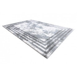 Dywan AKRYL VALS 01553A C53 74 Ramka marmur szary / kość słoniowa 70x140cm