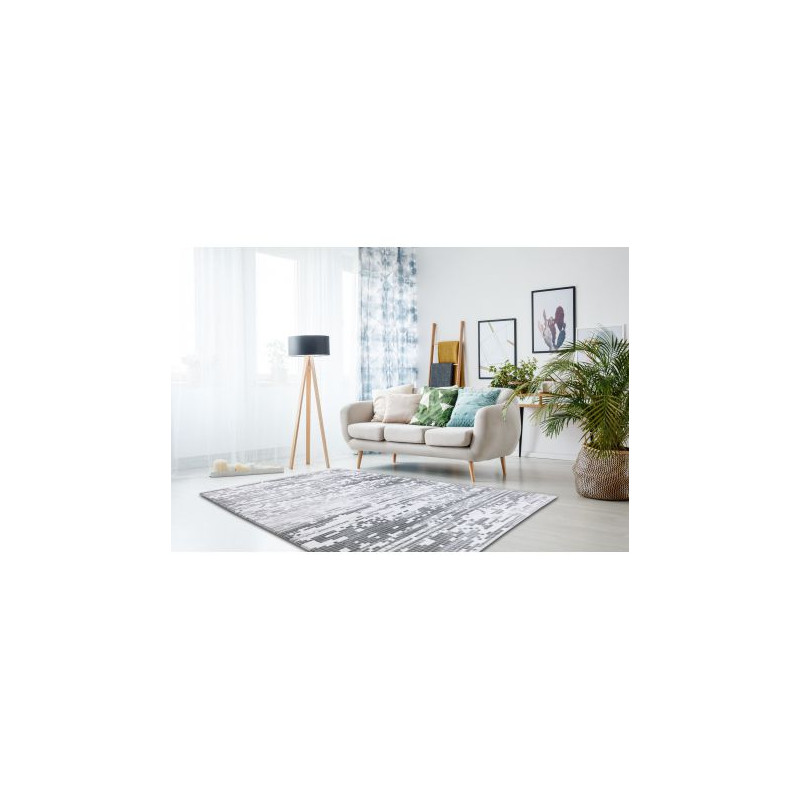 Dywan AKRYL VALS 0W1565 C53 78 jasny szary / ciemny szary 240x340cm