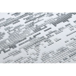 Dywan AKRYL VALS 0W1565 C53 78 jasny szary / ciemny szary 240x340cm