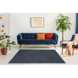 Dywan SOFT 2485 K60 55 Jednolity, jednokolorowy ciemny szary 80x150cm