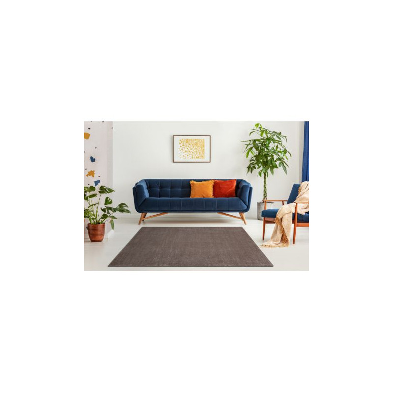 Dywan SOFT 2485 T70 55 Jednolity, jednokolorowy ciemny beż 80x150cm