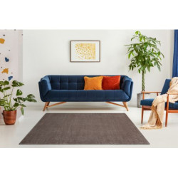Dywan SOFT 2485 T70 55 Jednolity, jednokolorowy ciemny beż 160x230cm