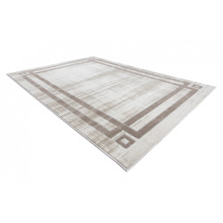 Dywan NOBLE nowoczesny  1539 67 Ramka vintage przecierany - Strukturalny, dwa poziomy runa krem / beż 120x170cm