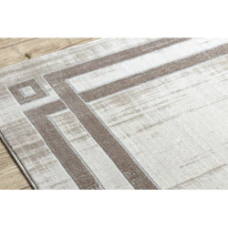 Dywan NOBLE nowoczesny  1539 67 Ramka vintage przecierany - Strukturalny, dwa poziomy runa krem / beż 120x170cm