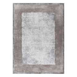 Dywan NOBLE nowoczesny  9730 67 Ramka vintage przecierany - Strukturalny, dwa poziomy runa krem / beż 180x270cm