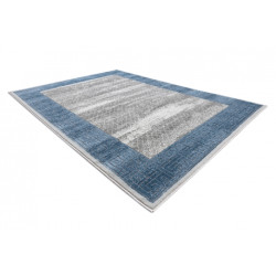Dywan NOBLE nowoczesny 1512 68 Ramka, grecki vintage przecierany - Strukturalny, dwa poziomy runa krem / niebieski 240x330cm Dywan NOBLE nowoczesny 1512 68 Ramka, grecki vintage przecierany - Strukturalny, dwa poziomy runa krem / niebieski 240x330cm