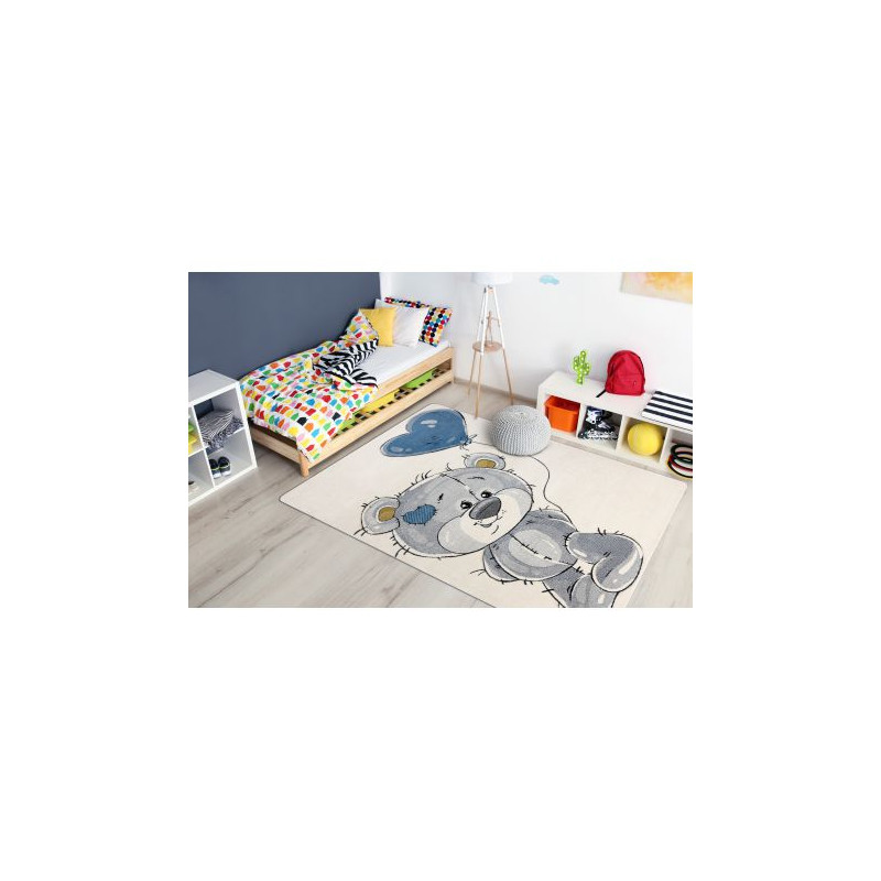 Dywan PETIT TEDDY BEAR miś, niedźwiadek krem 80x150cm