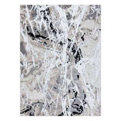 Dywan GLOSS nowoczesny 8488 37 Abstrakcja stylowy, glamour beż / szary 240x330cm