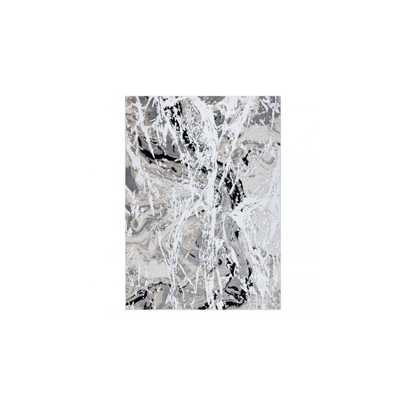Dywan GLOSS nowoczesny  8488 37 Abstrakcja stylowy, glamour beż / szary 120x170cm