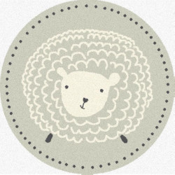 Dywan Agnella Magic Sheep Popielaty Koło