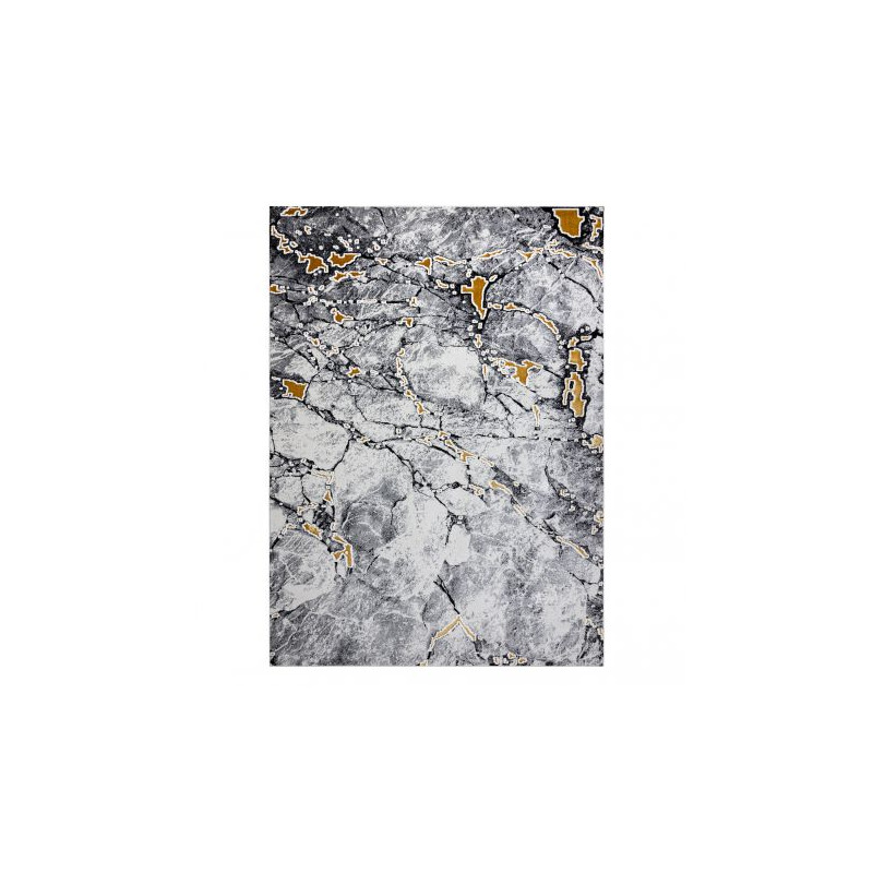 Dywan GLOSS nowoczesny  528A 58 Marmur, kamień, stylowy, glamour kość słoniowa / czarny 140x190cm