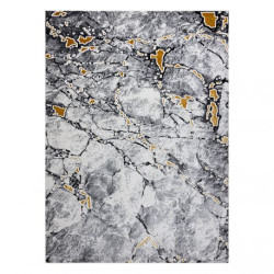 Dywan GLOSS nowoczesny  528A 58 Marmur, kamień, stylowy, glamour kość słoniowa / czarny 180x270cm